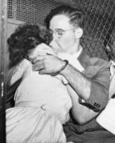 Ethel and Julius Rosenberg Kissing